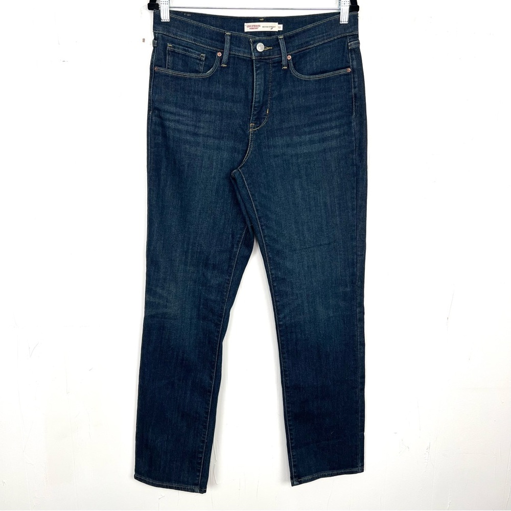 Levi's Women's Straight Leg Jeans in Deep Blue